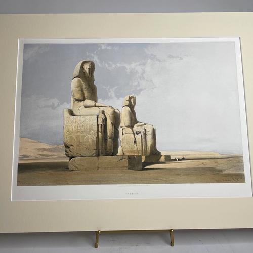The Colossi of Memnon, (‘Thebes, Dec. 4, 1838’), view 2