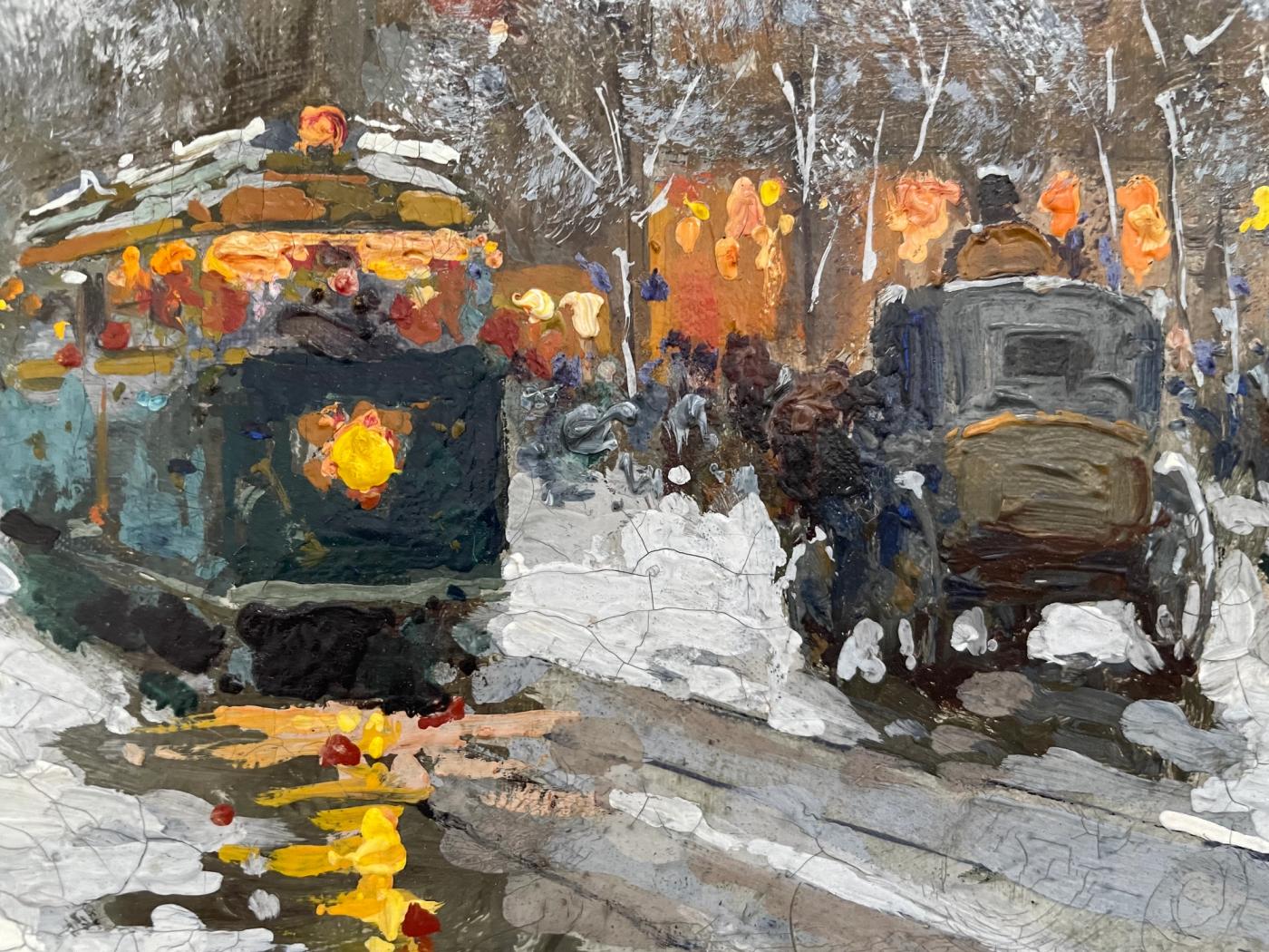Place du Châtelet, Winter