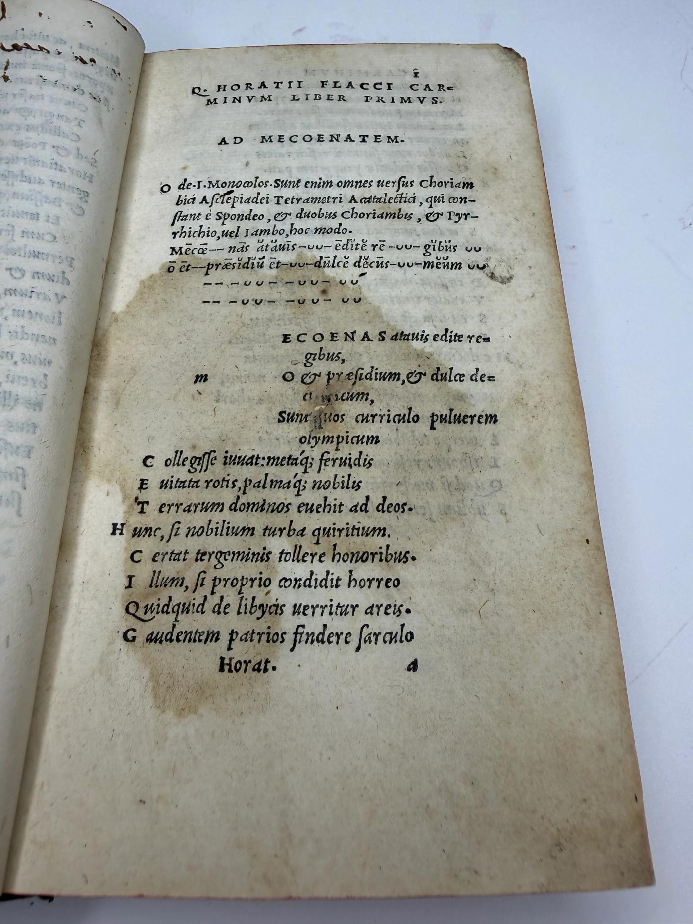 The Aldine Horace of 1527