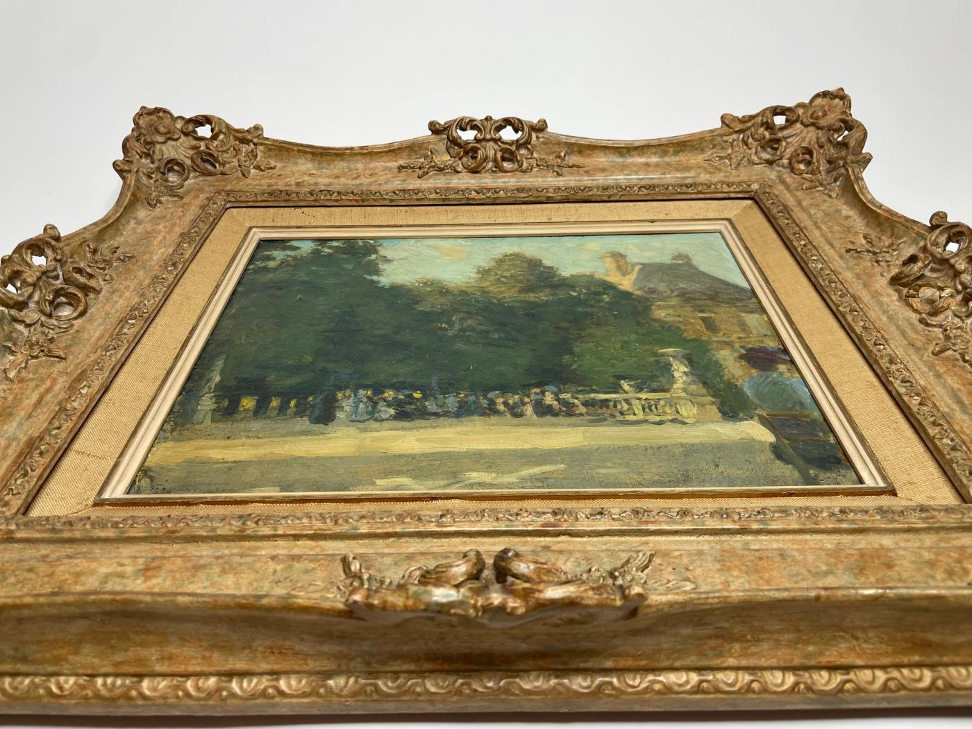 Pair of Impressionist Views of the Jardin & Palais de Luxembourg