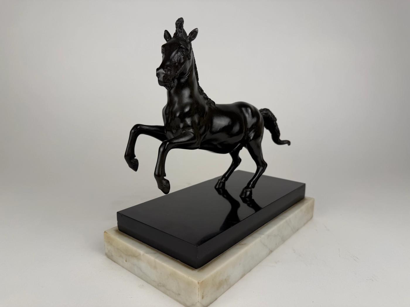 A Bronze Rearing Horse