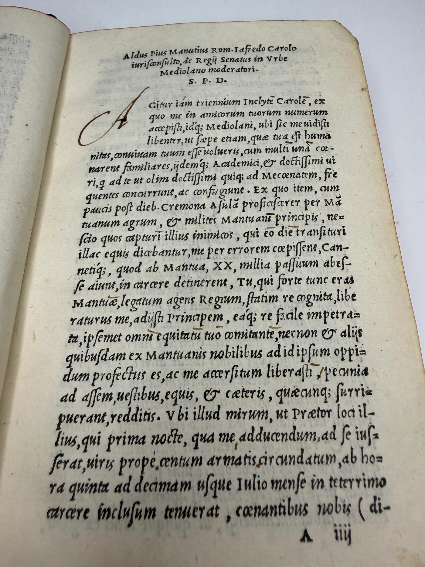 The Aldine Horace of 1527