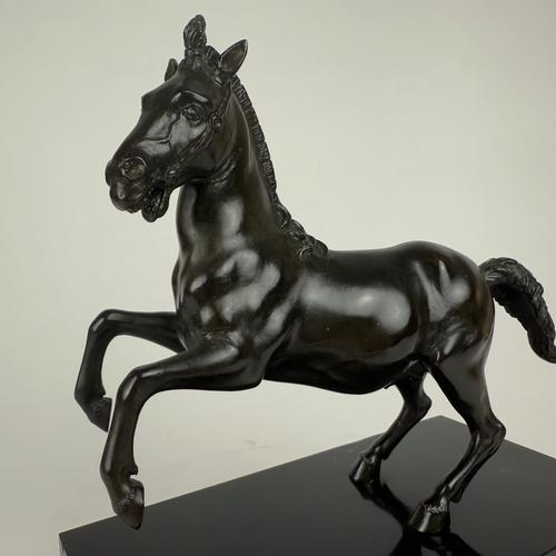 A Bronze Rearing Horse, view 2