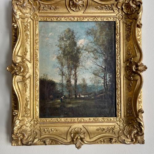 Pastoral Landscape with Figures, view 2