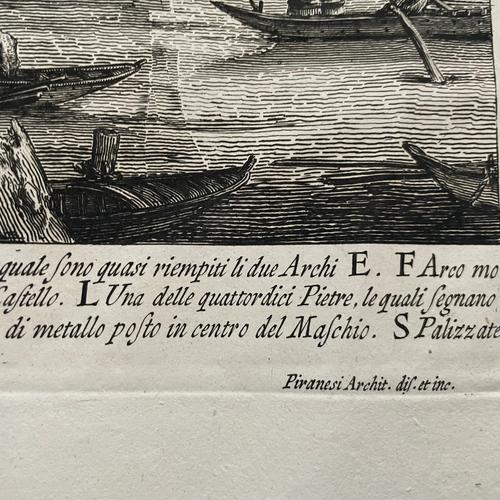 Veduta del ponte, e del Mausoleo, fabbricati da Elio Adriano Imp., view 3
