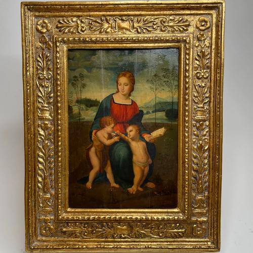 Madonna of the Goldfinch , view 2