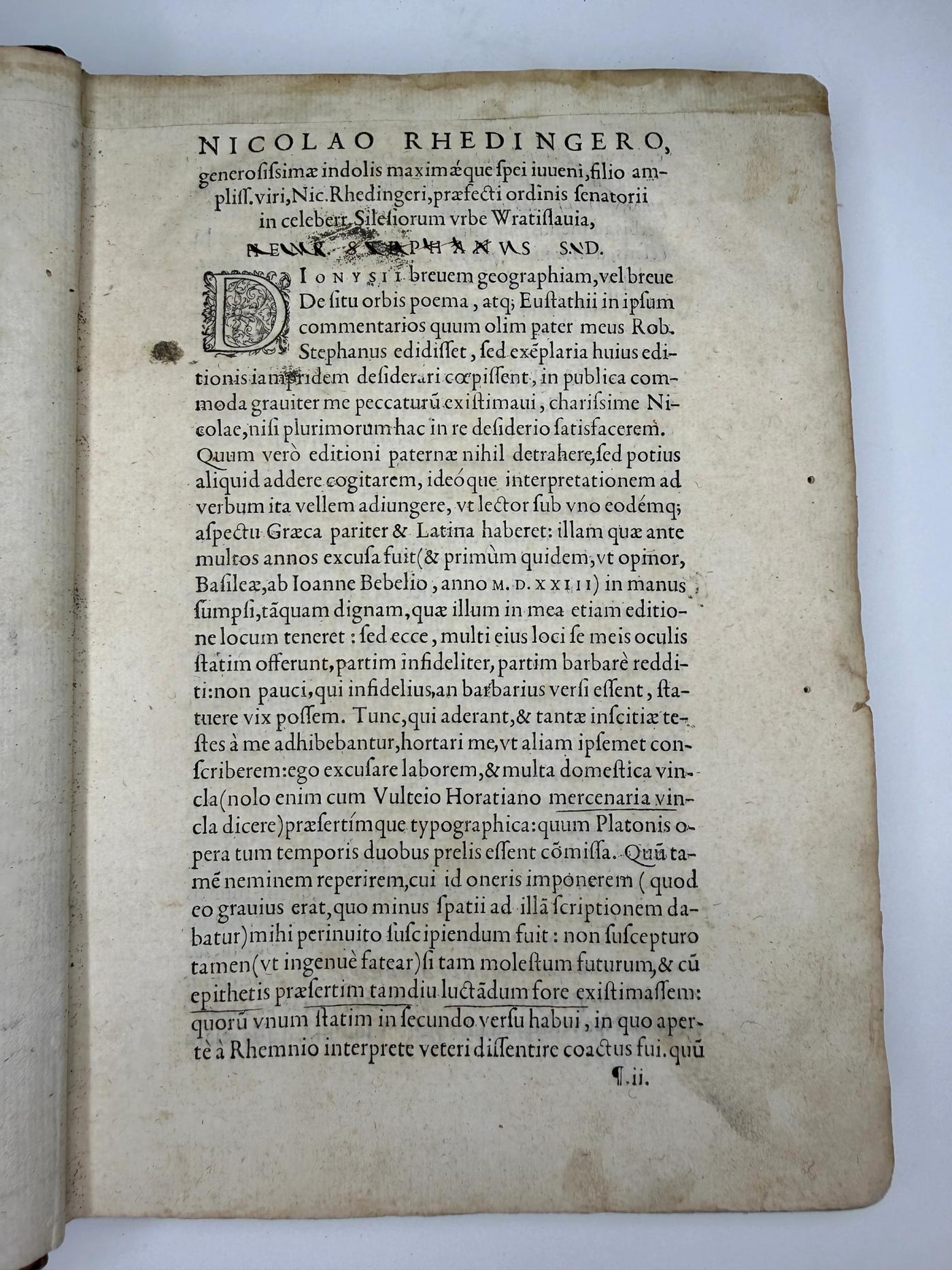 Estienne's Compendium of Ancient Geography