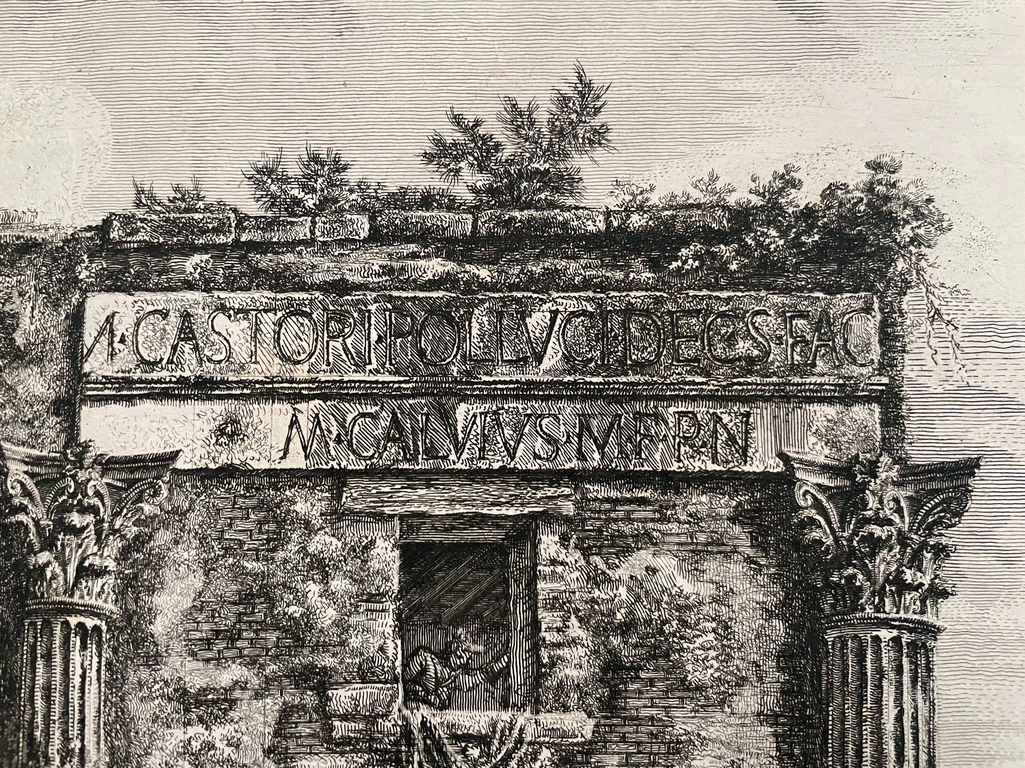 Rovine del Tempio de’ Castori nella città di Cora, view 3