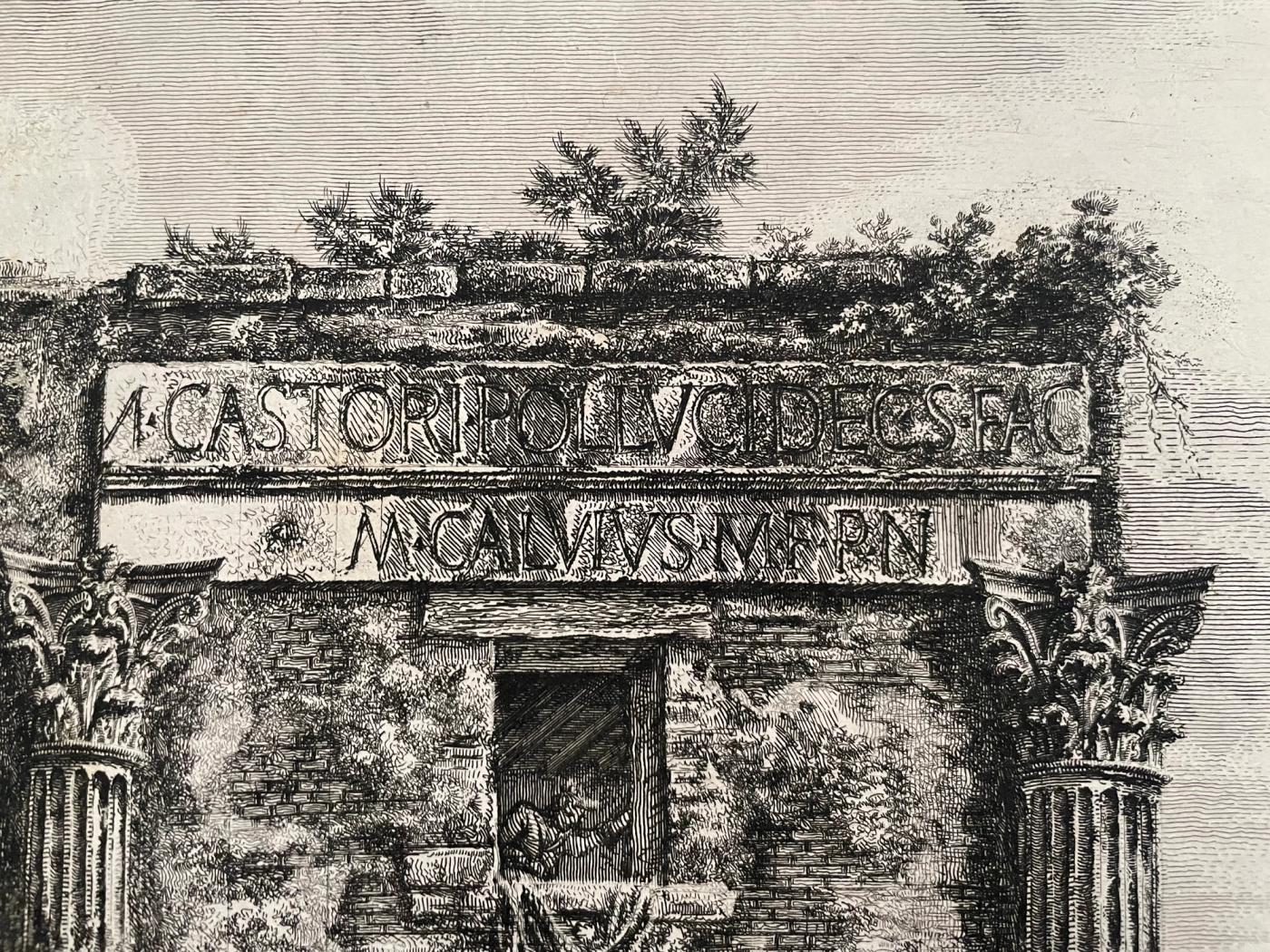 Rovine del Tempio de’ Castori nella città di Cora