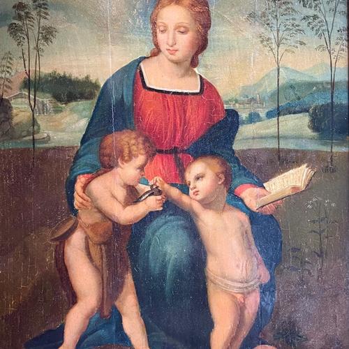Madonna of the Goldfinch , view 3