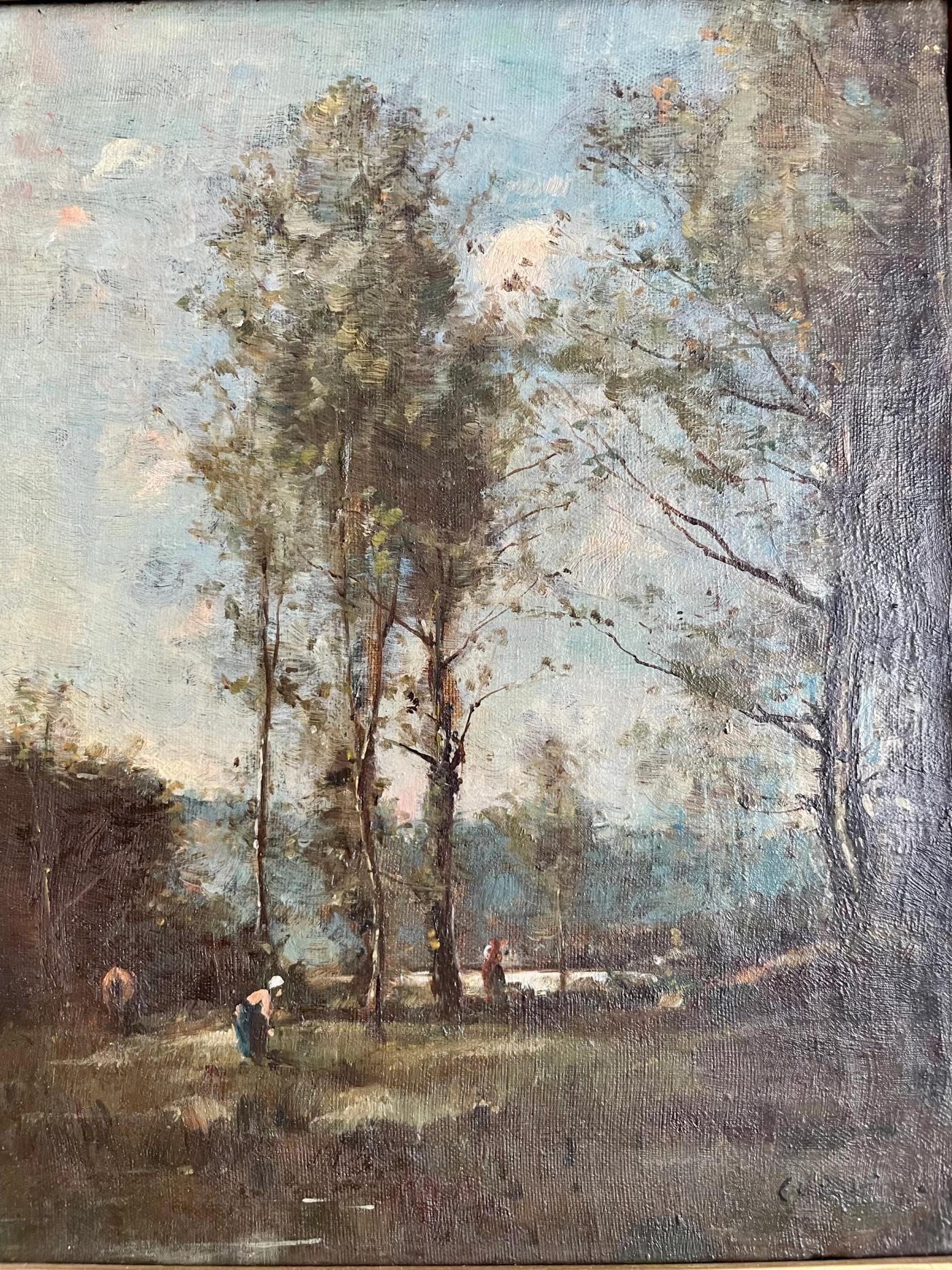 Pastoral Landscape with Figures