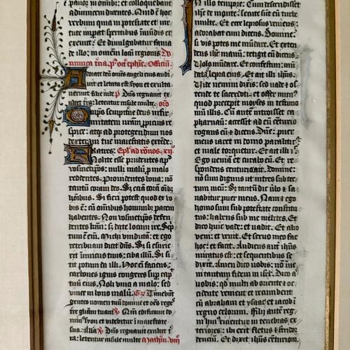 Illuminated Manuscript Leaf, view 3