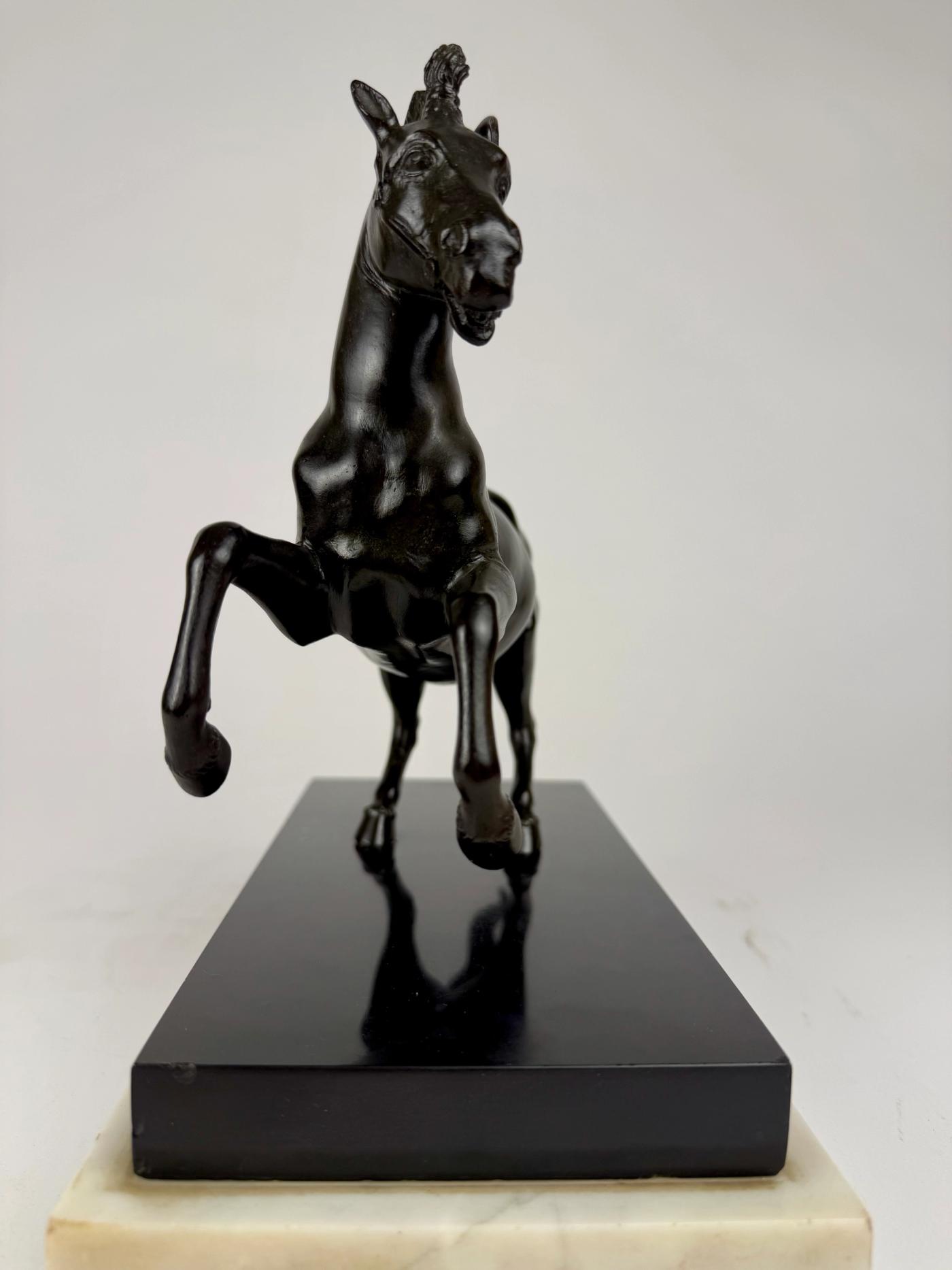 A Bronze Rearing Horse