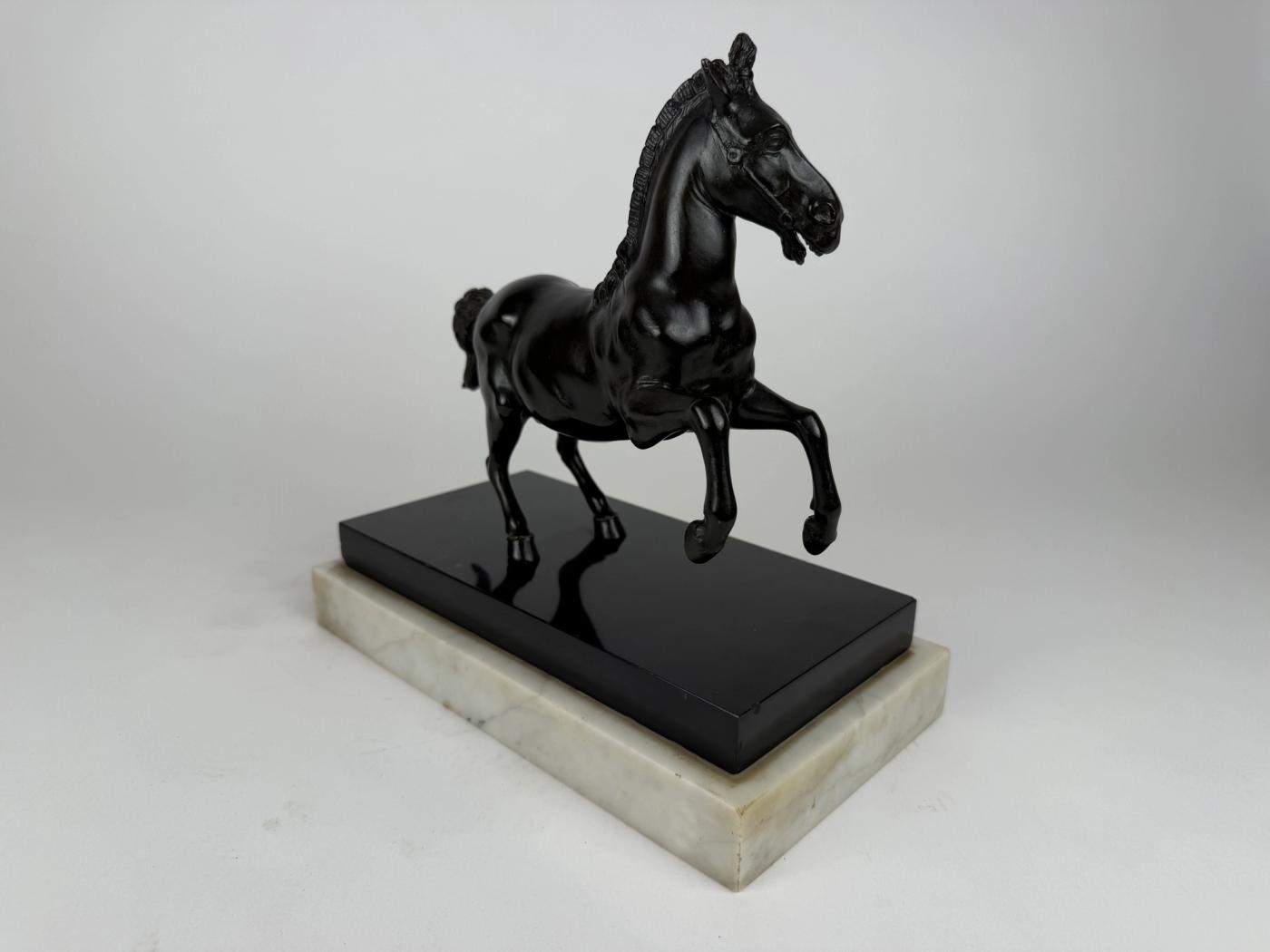 A Bronze Rearing Horse