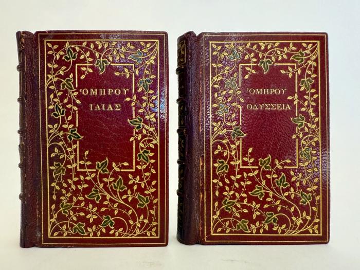 Homer, Onlaid Binding by Zaehnsdorf