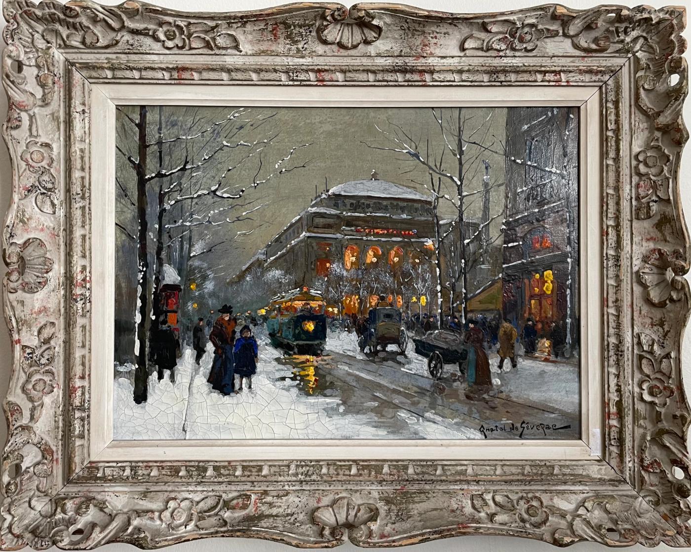 Place du Châtelet, Winter
