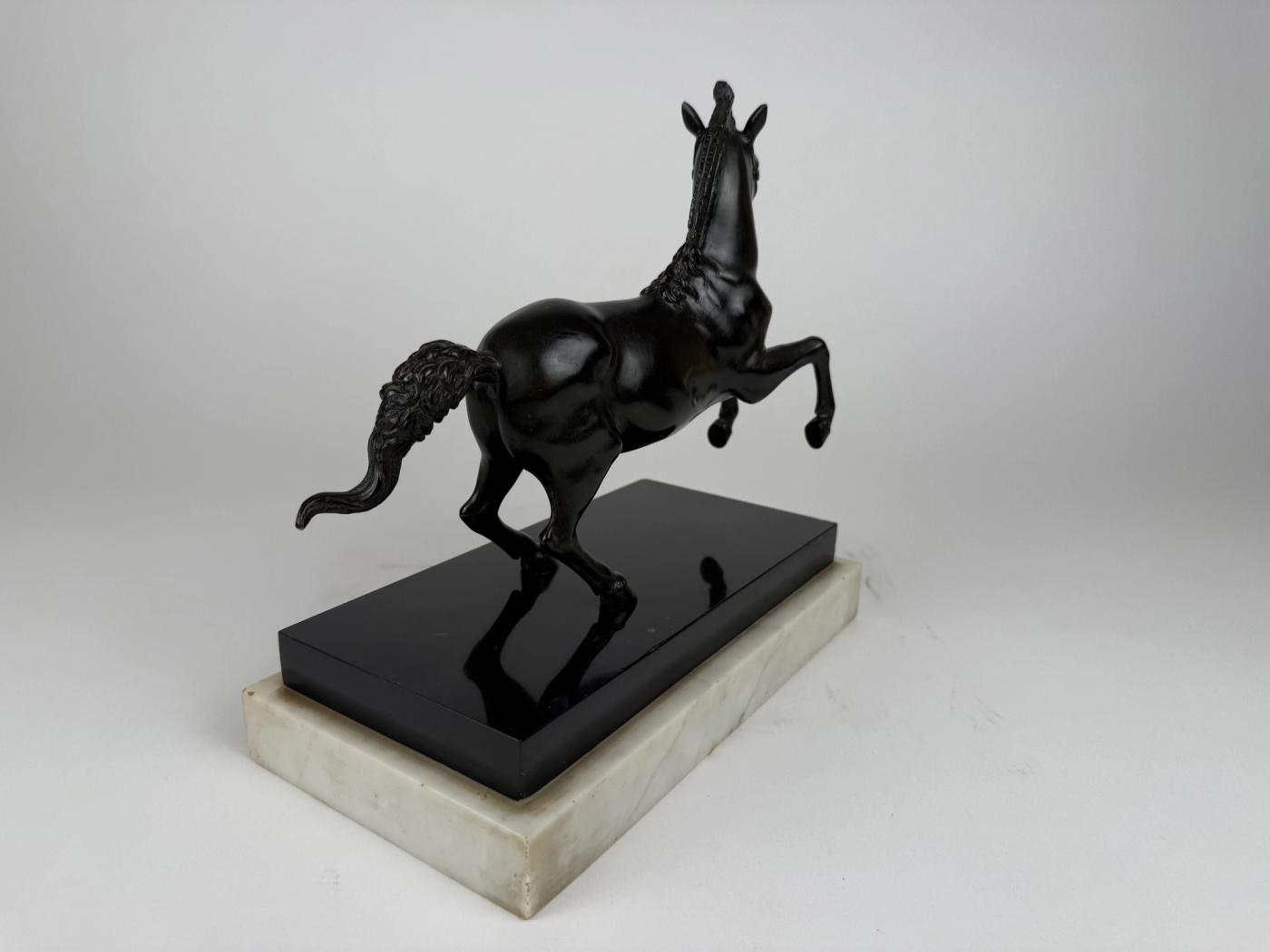 A Bronze Rearing Horse