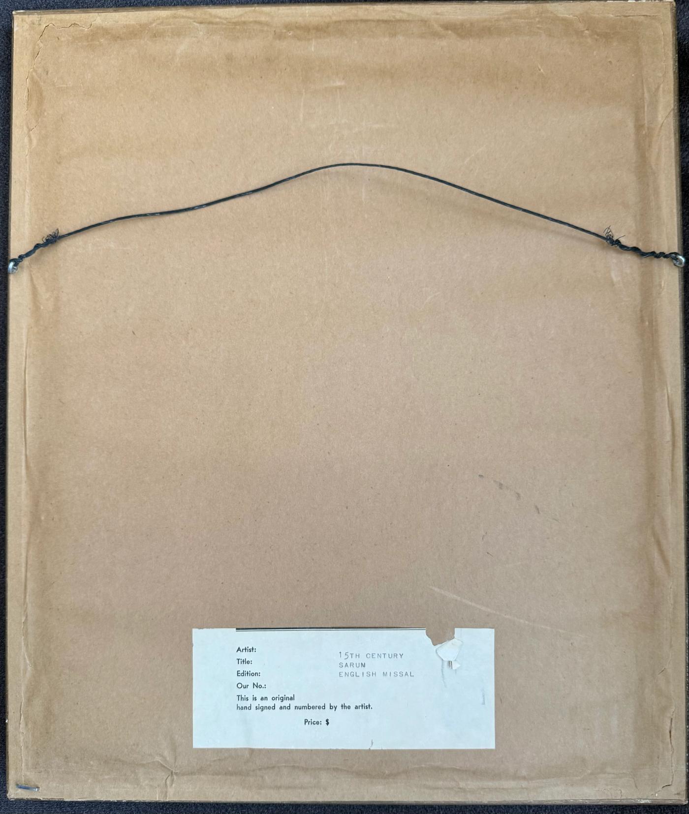 Illuminated Manuscript Leaf
