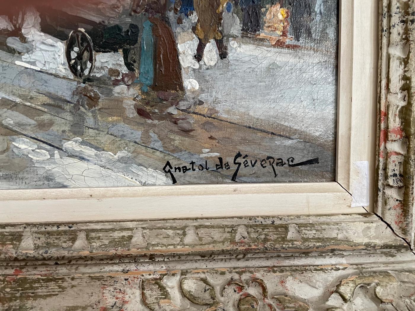 Place du Châtelet, Winter