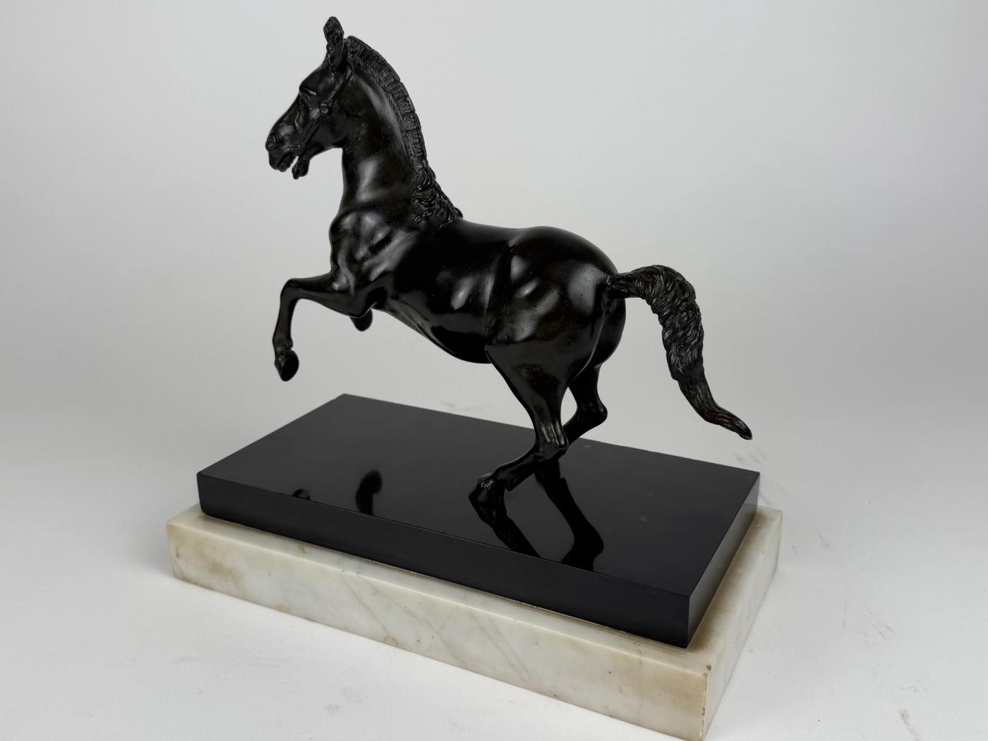 A Bronze Rearing Horse