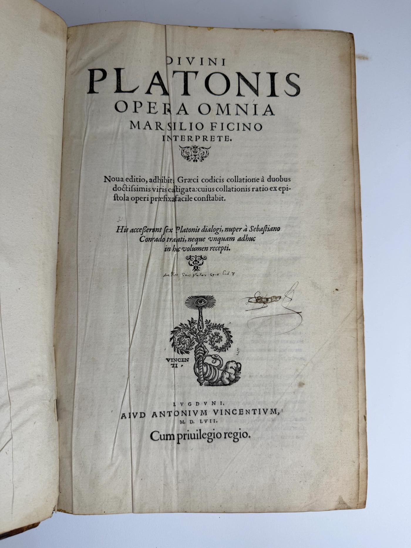 Ficino's Plato