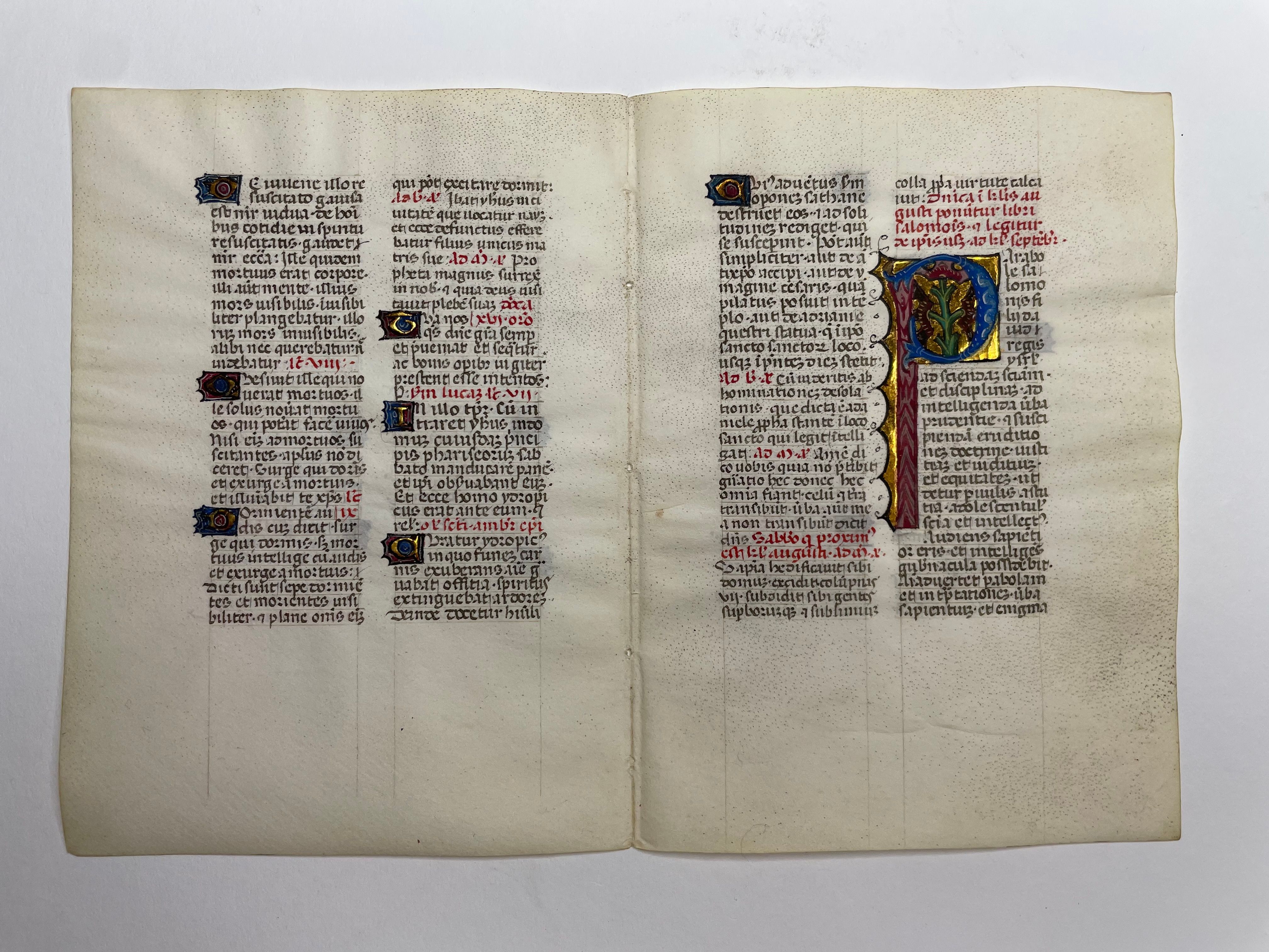 Illuminated Manuscript Leaf, view 3