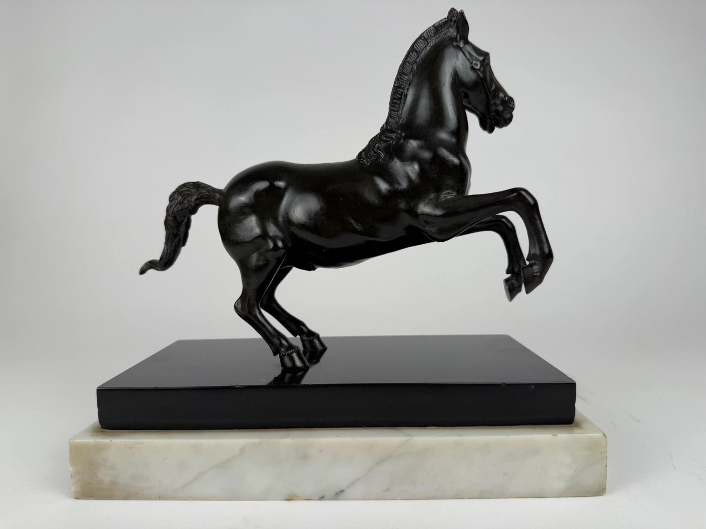A Bronze Rearing Horse