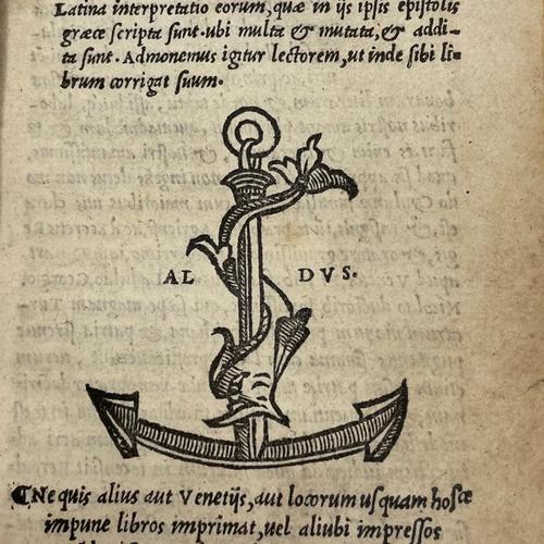 Aldine Edition of Cicero’s Letters to Atticus, view 3