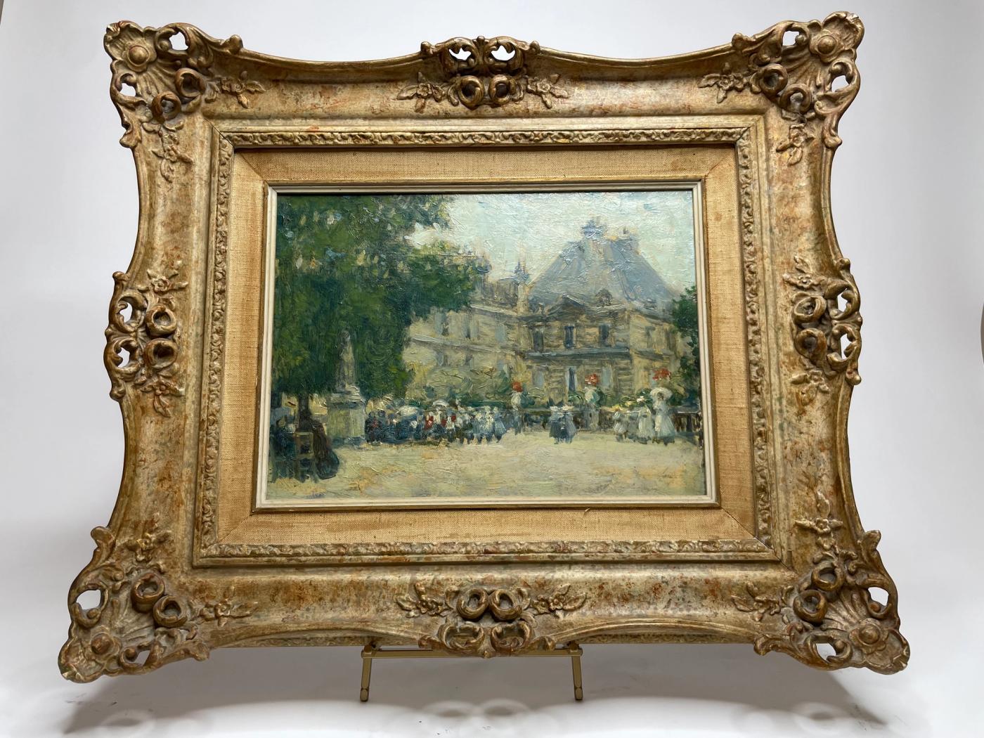 Pair of Impressionist Views of the Jardin & Palais de Luxembourg