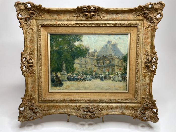 Pair of Impressionist Views of the Jardin & Palais de Luxembourg