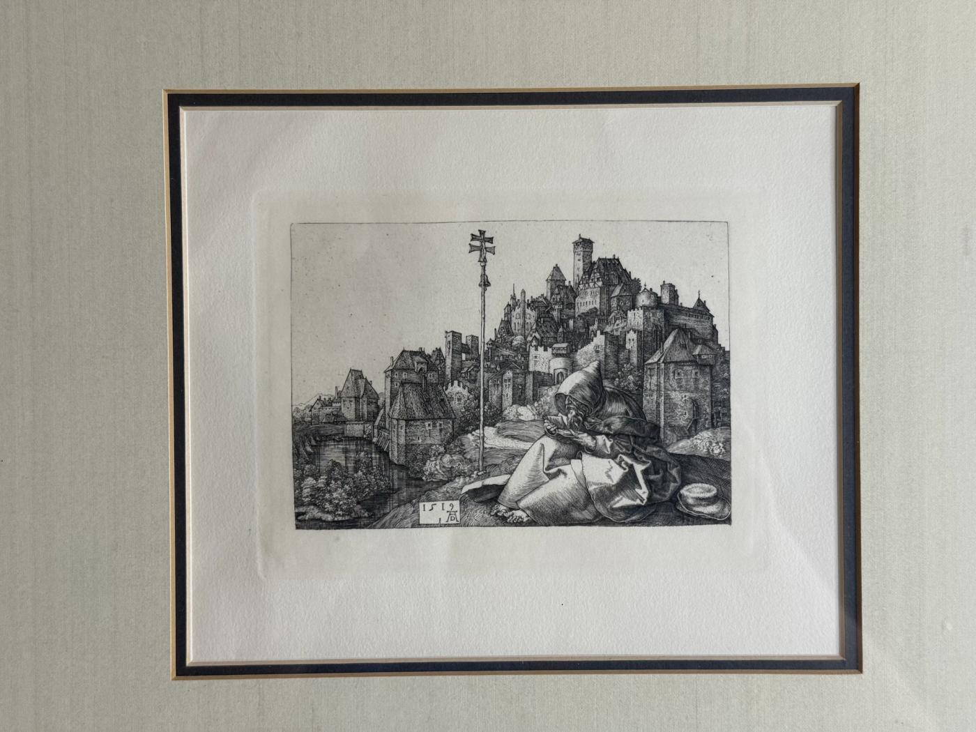 Saint Anthony Reading — After Dürer