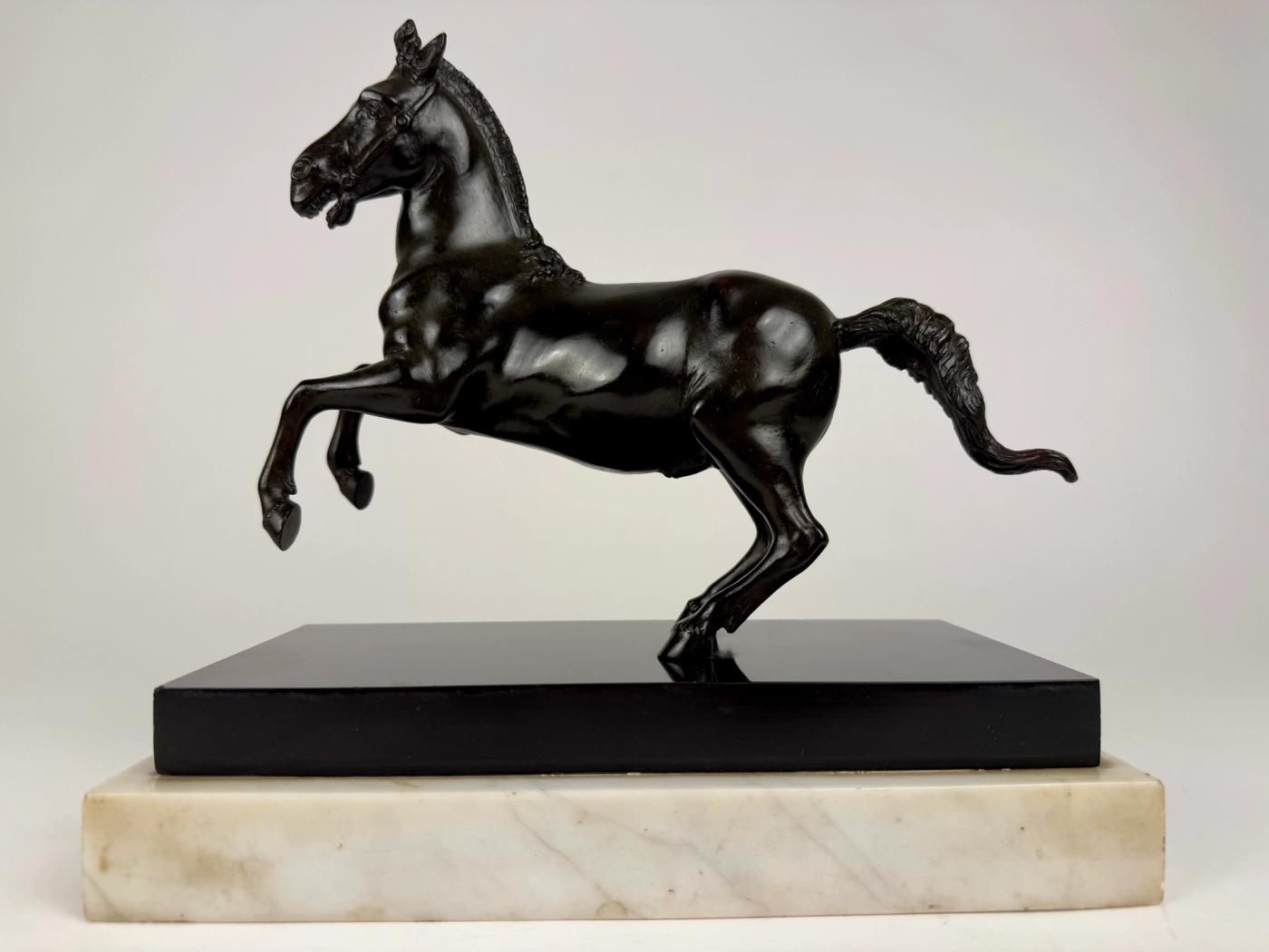 A Bronze Rearing Horse