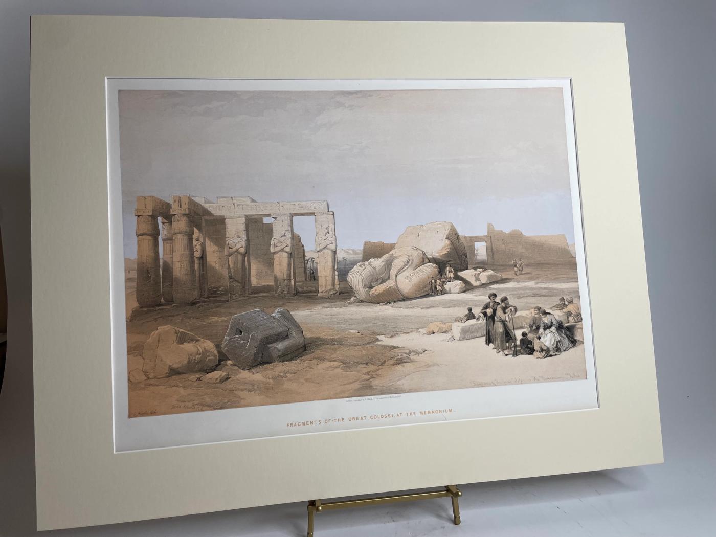 Fragments of the Great Colossi, at the Memnonium, Thebes