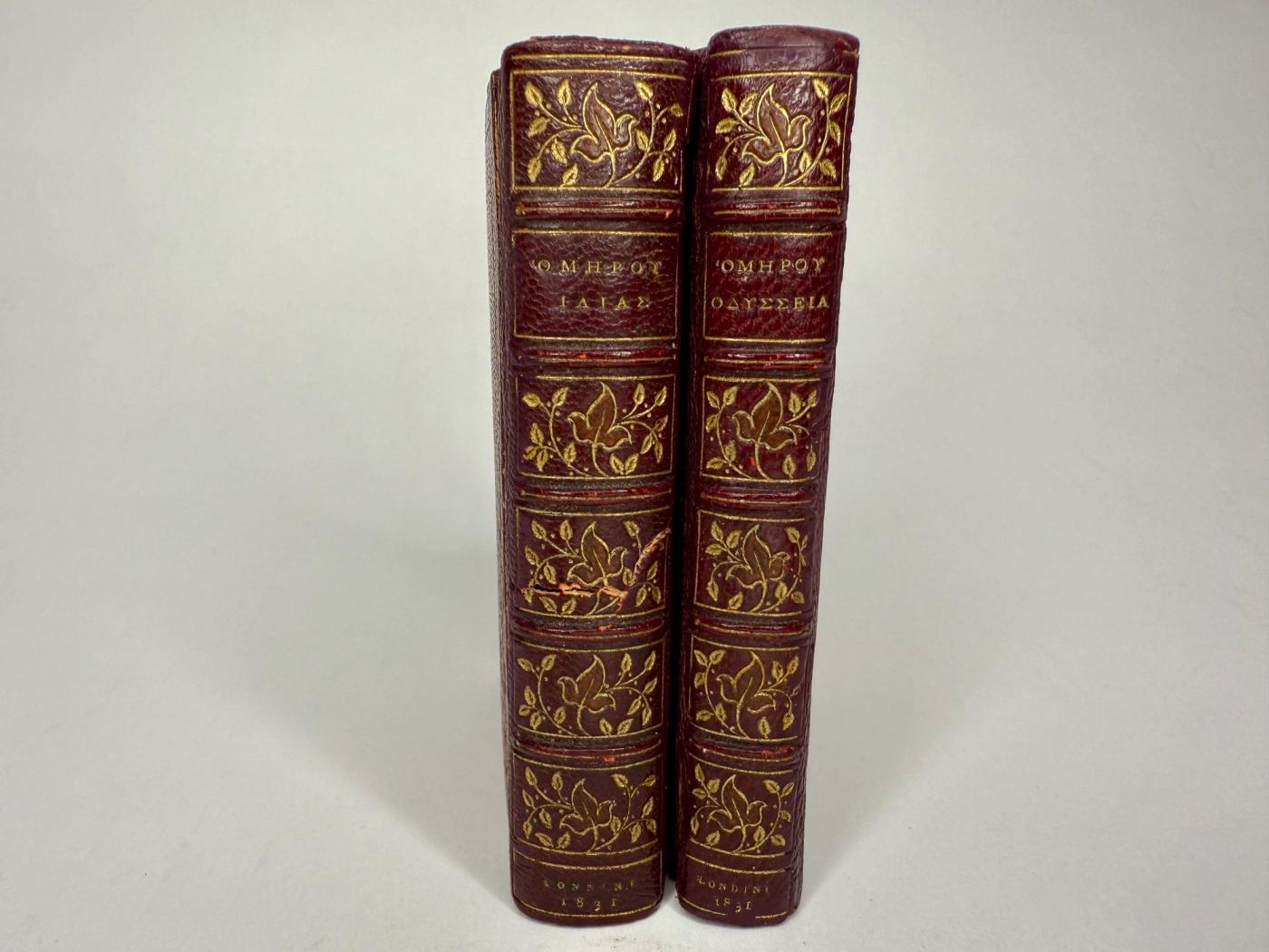 Homer, Onlaid Binding by Zaehnsdorf