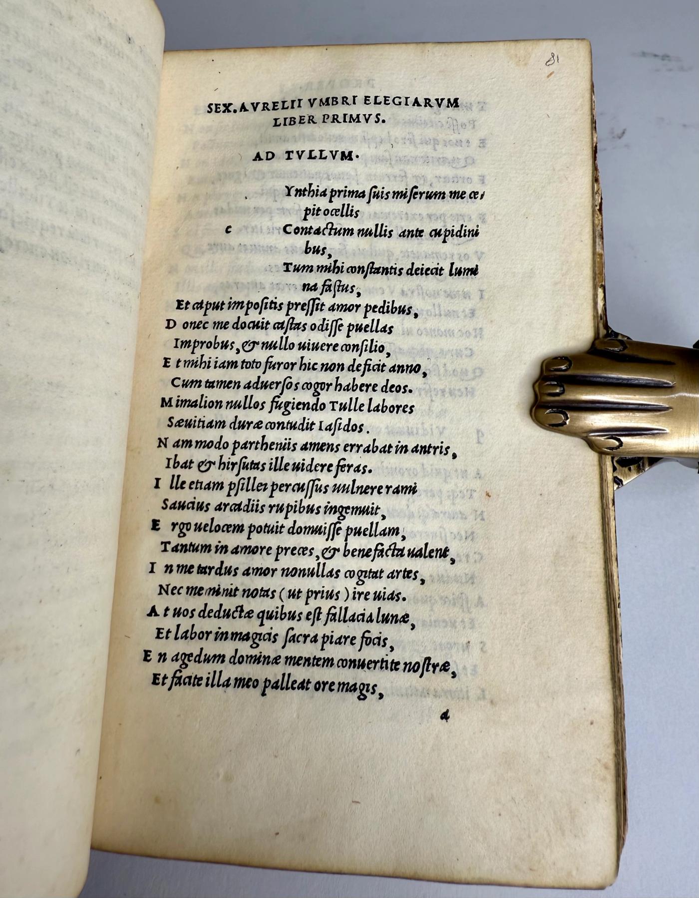 Aldus’ Catullus of 1502 in a Contemporary Renaissance Binding