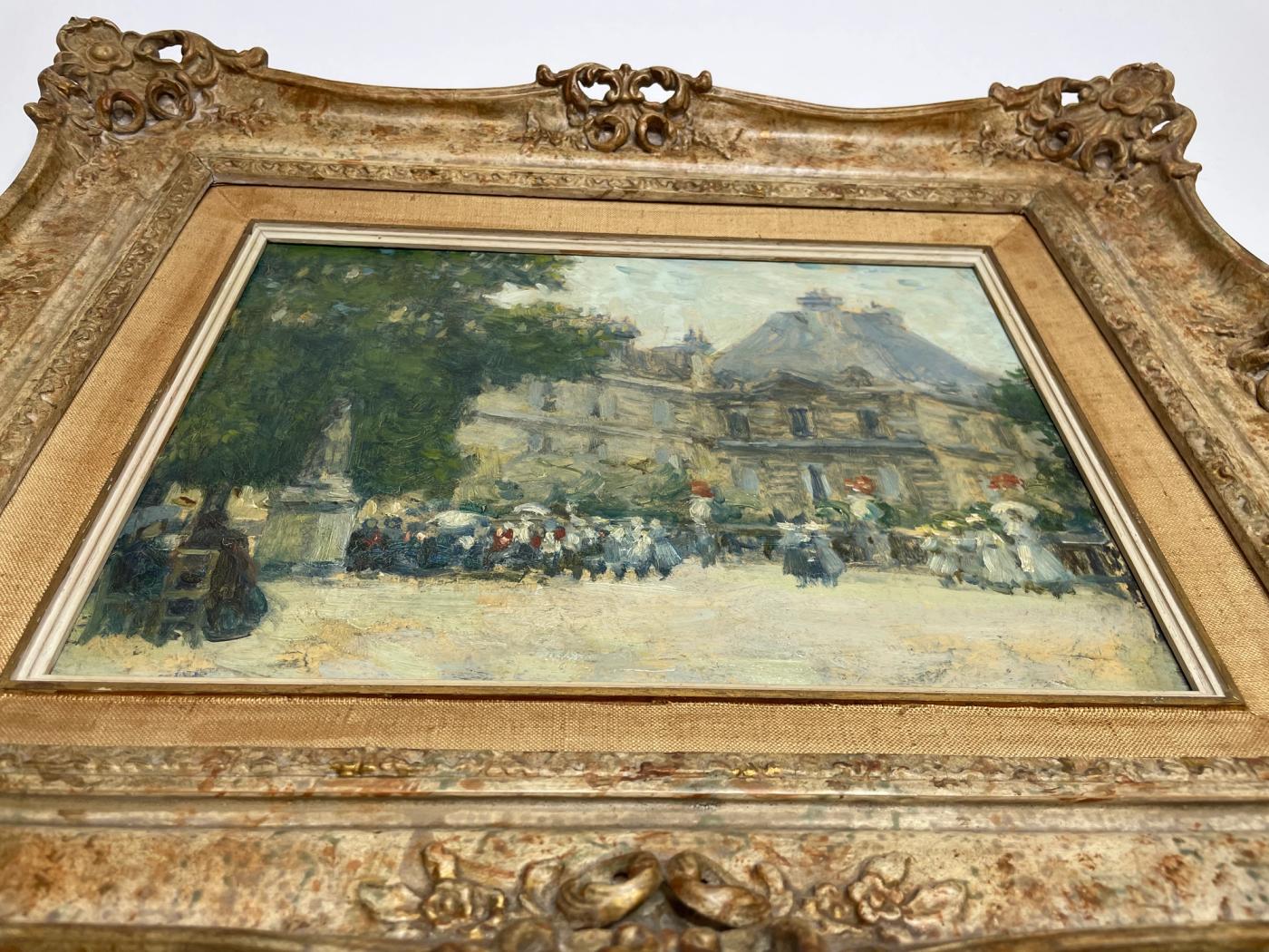 Pair of Impressionist Views of the Jardin & Palais de Luxembourg