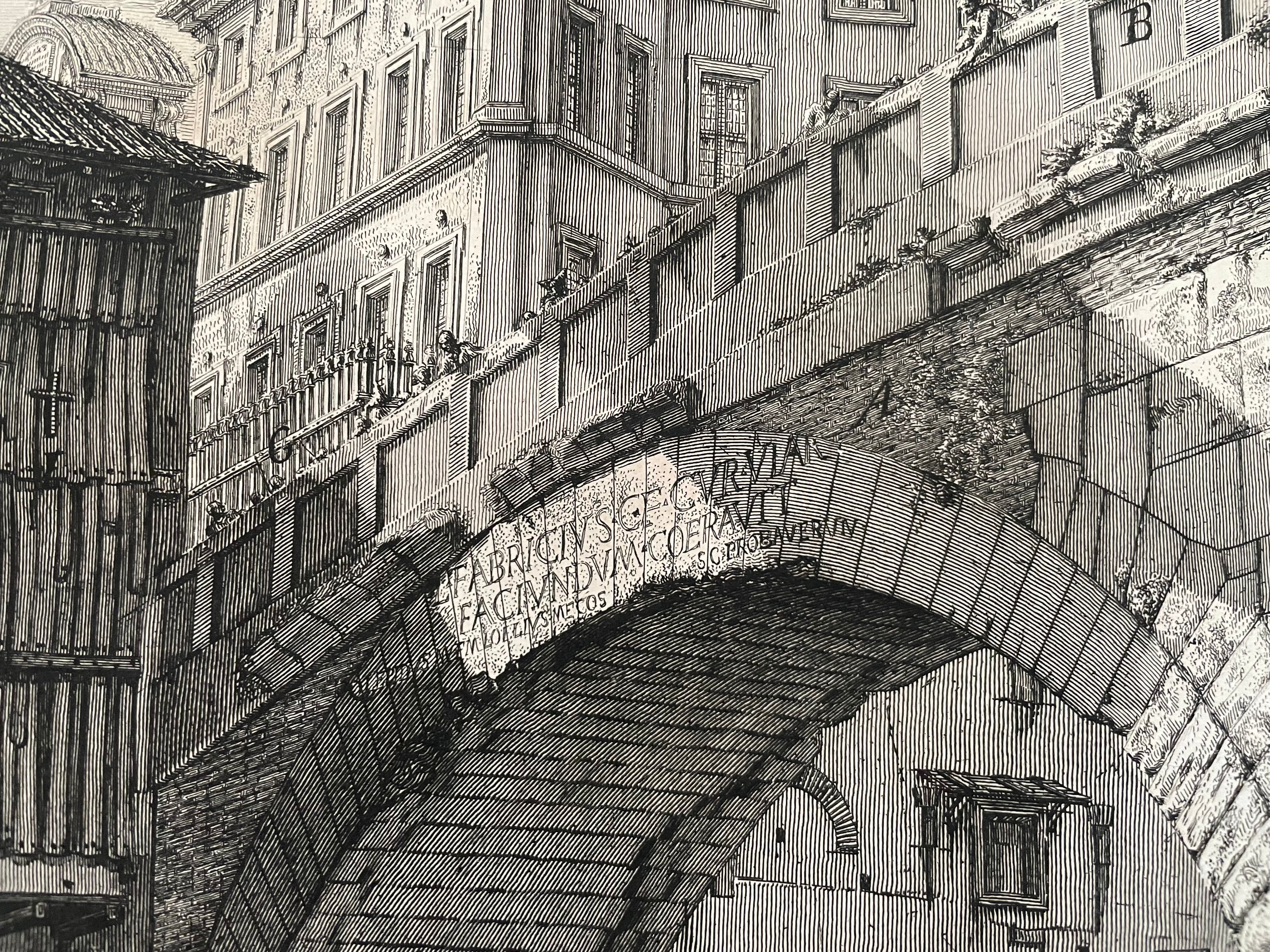 Veduta del Ponte Fabrizio (Pons Fabricius), view 4