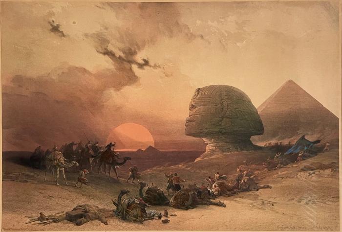 Approach of the Simoon, Desert of Gizeh
