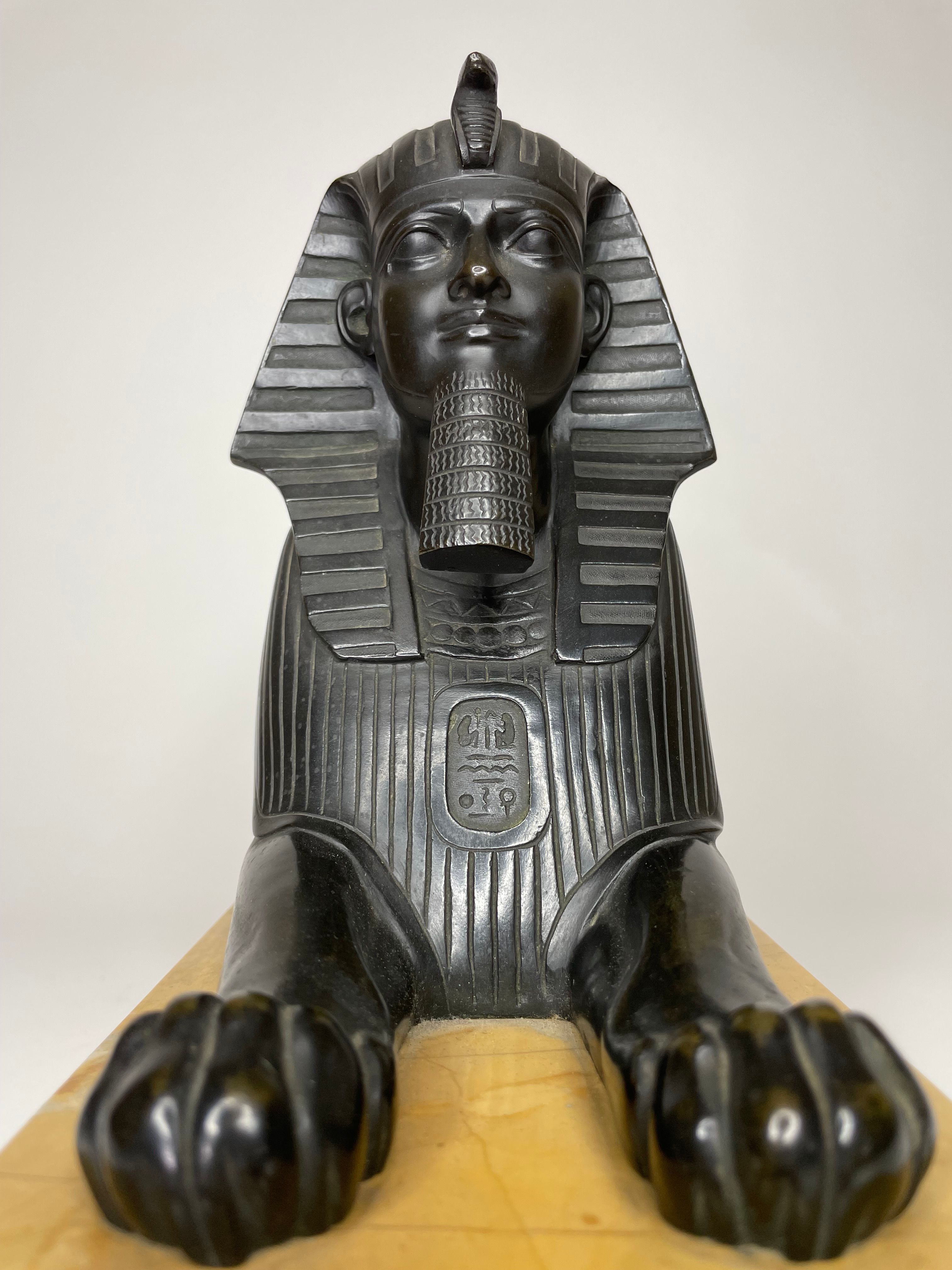 Egyptian Revival Bronze Sphinx, view 4