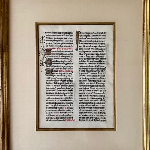 Illuminated Manuscript Leaf, view 2
