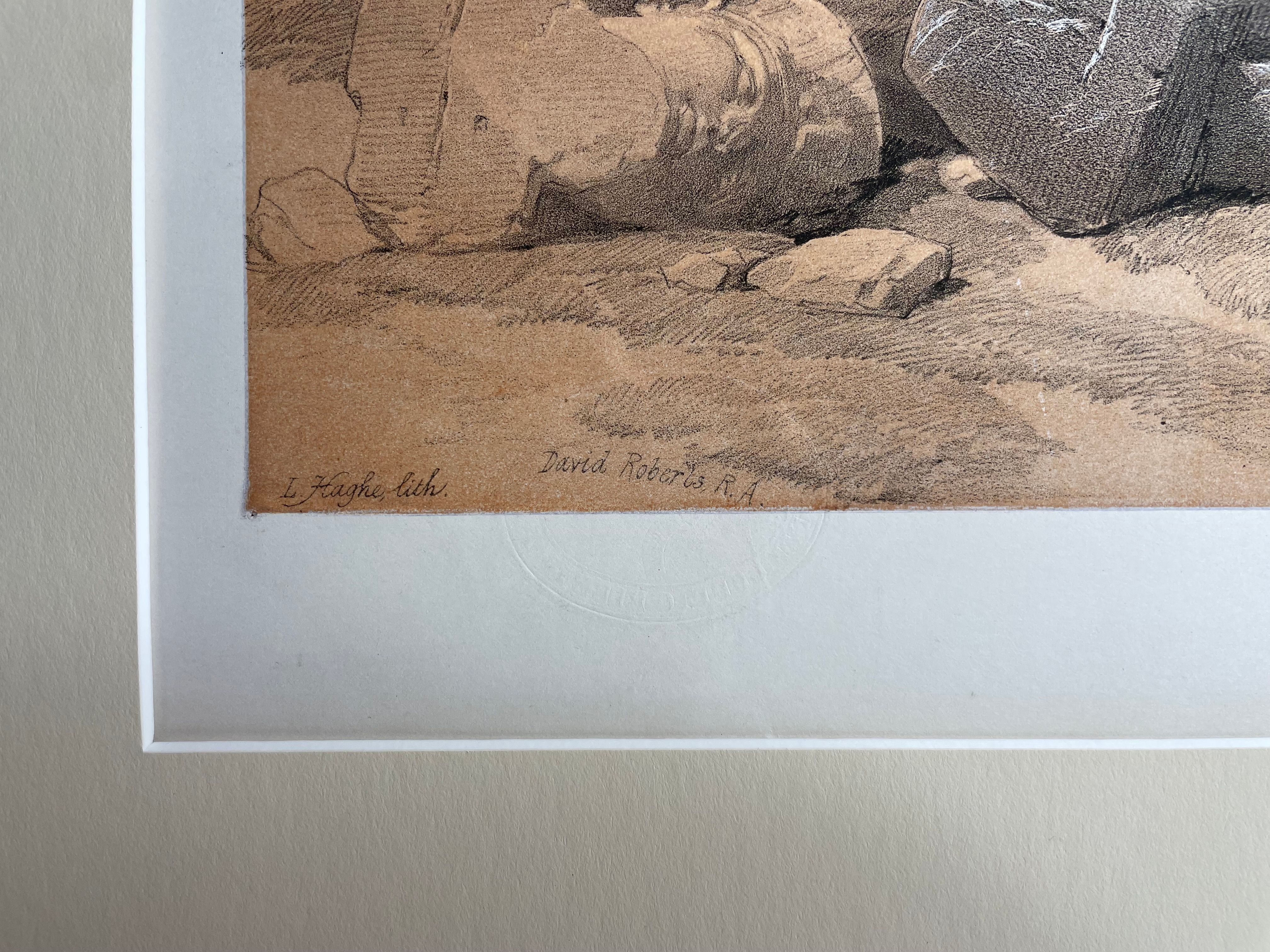 Fragments of the Great Colossi, at the Memnonium, Thebes, view 4