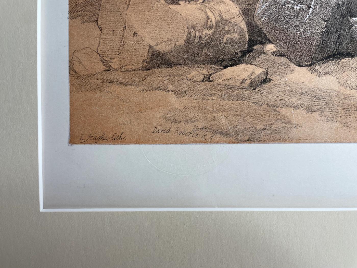 Fragments of the Great Colossi, at the Memnonium, Thebes
