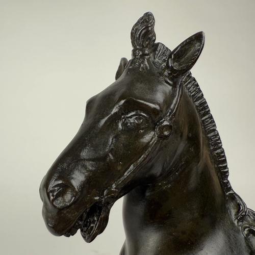 A Bronze Rearing Horse, view 3