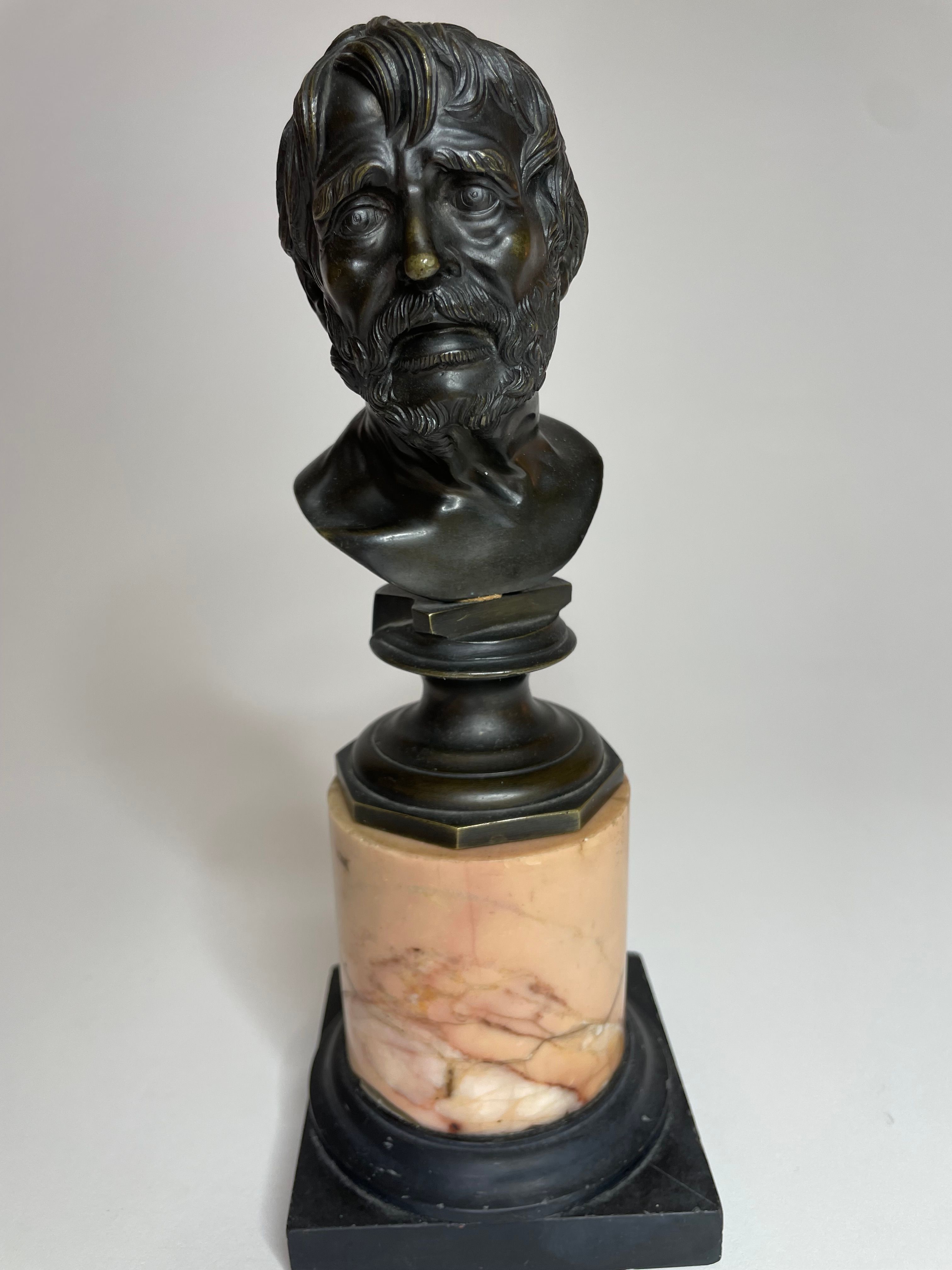 Bronze Bust of ‘Pseudo-Seneca’, view 3