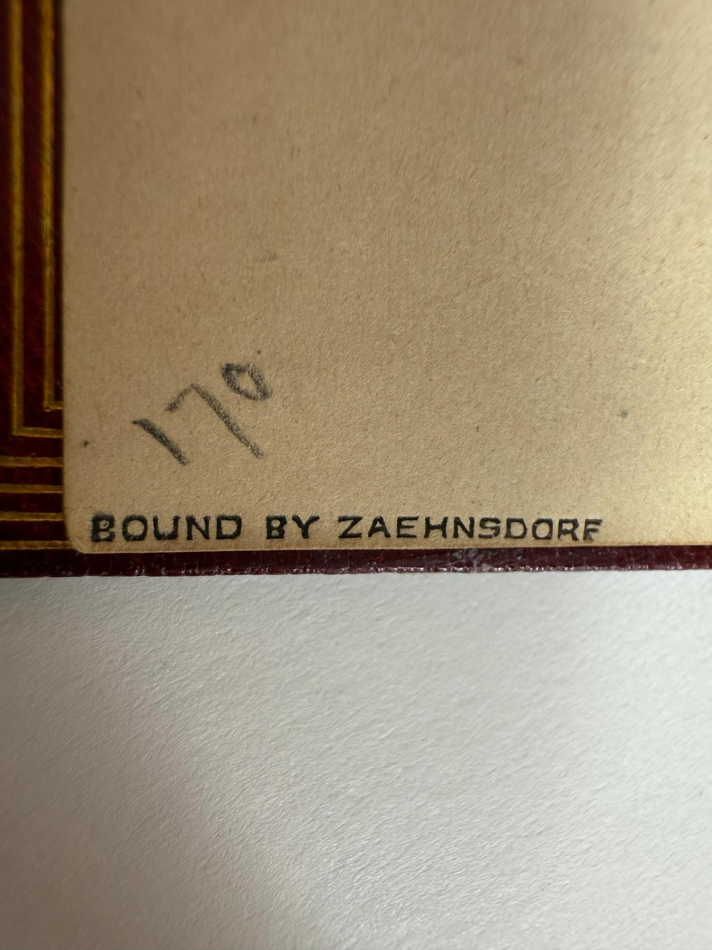 Homer, Onlaid Binding by Zaehnsdorf