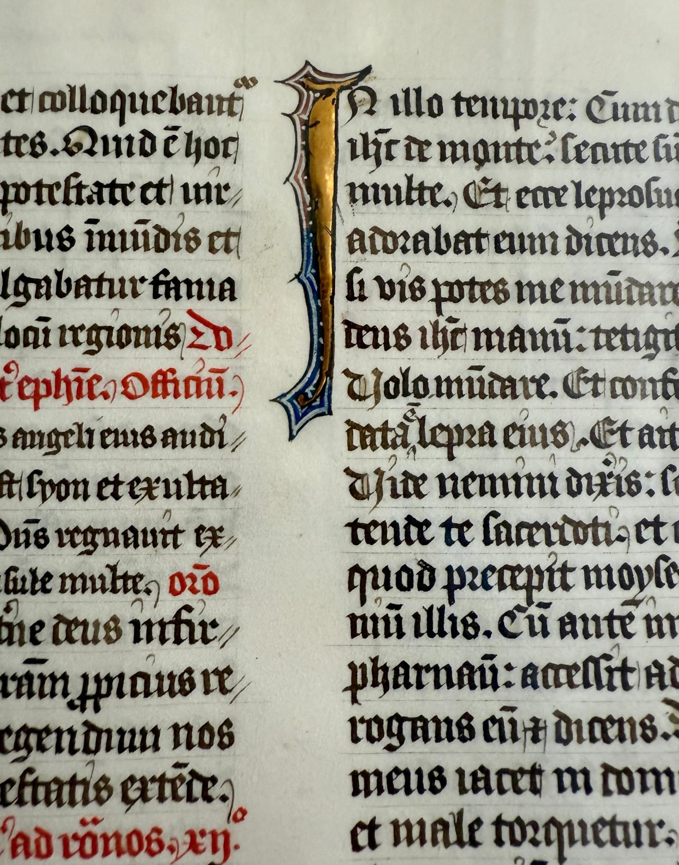 Illuminated Manuscript Leaf