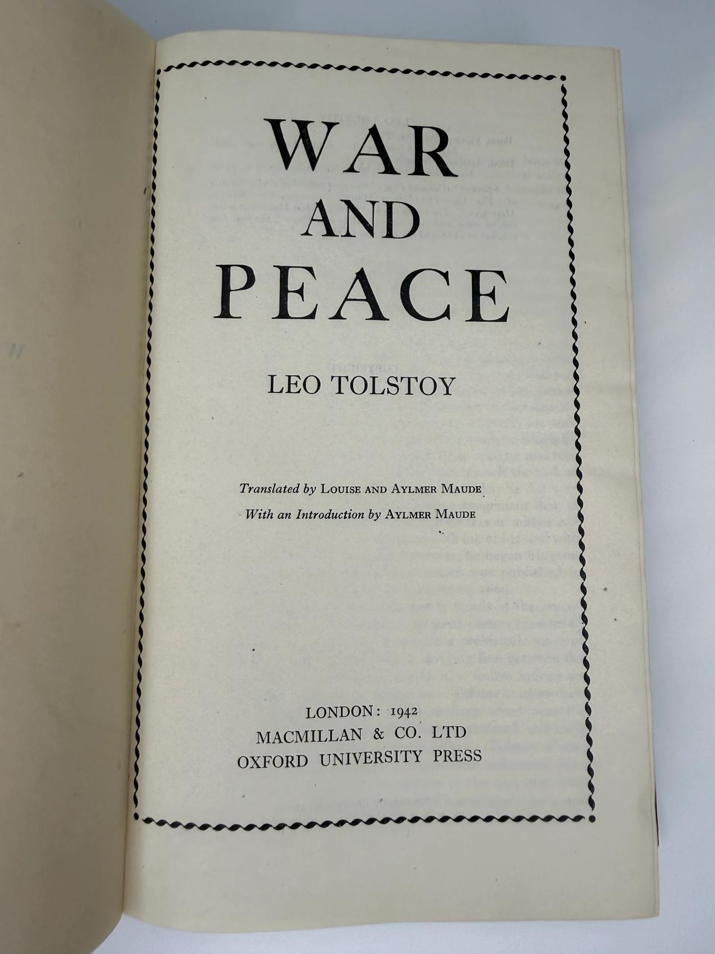 War & Peace