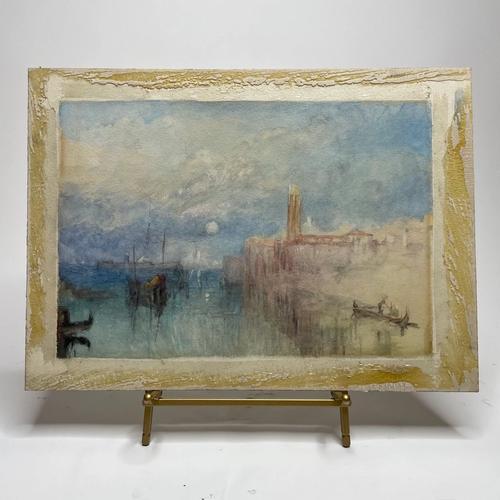Venice by Moonlight with Boats off a Campanile, view 3