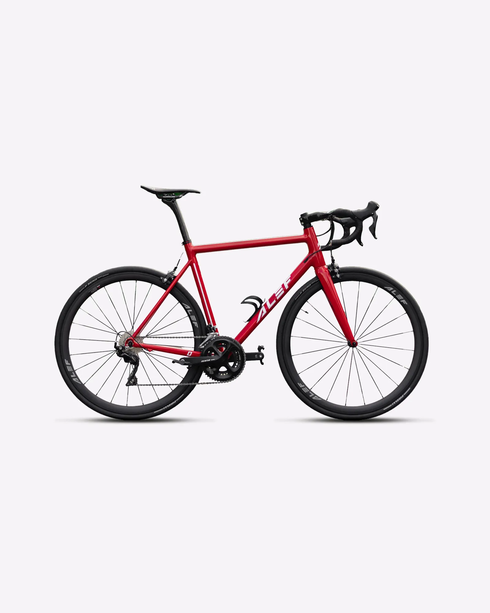 Red race bike - 3D Render