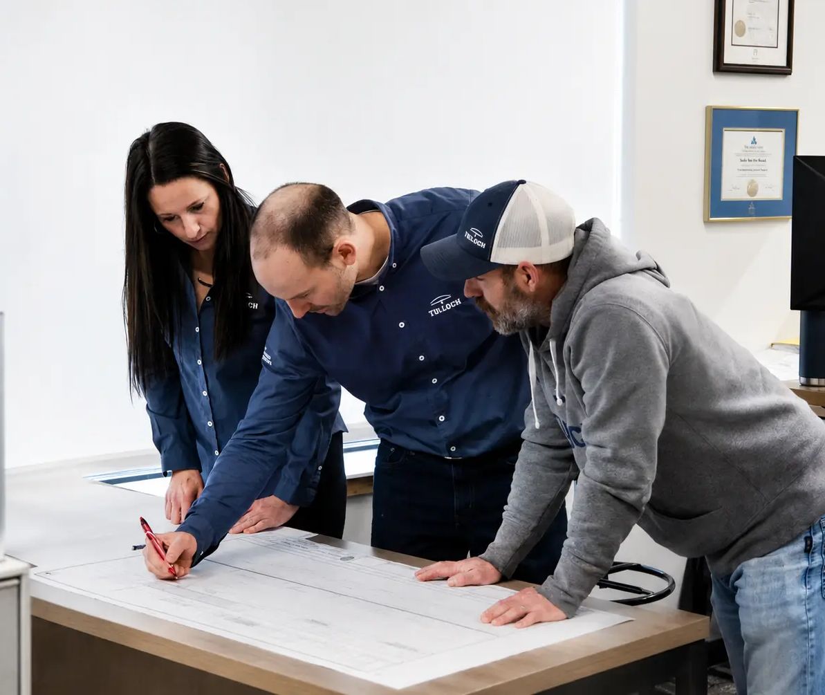 Engineering team collaboration.